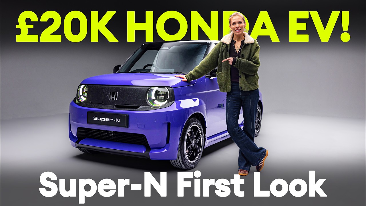 Это идеальный городской электромобиль? Первый взгляд на Honda Super-N стоимостью 20 000 фунтов ст...