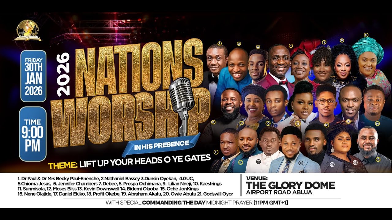 SOUND CHECK  -  NATIONS WORSHIP IN HIS PRESENCE 2026
