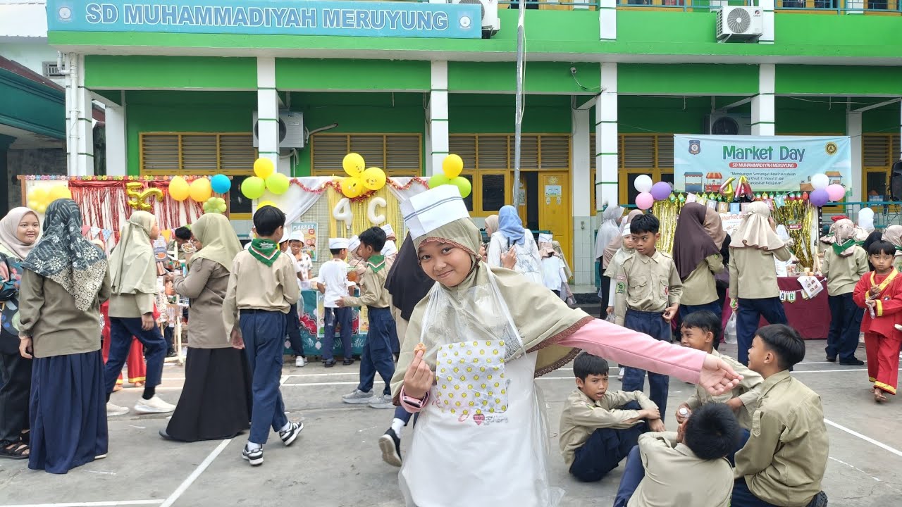 Belajar jadi penjual😃 Bisa ga ya? #marketday 