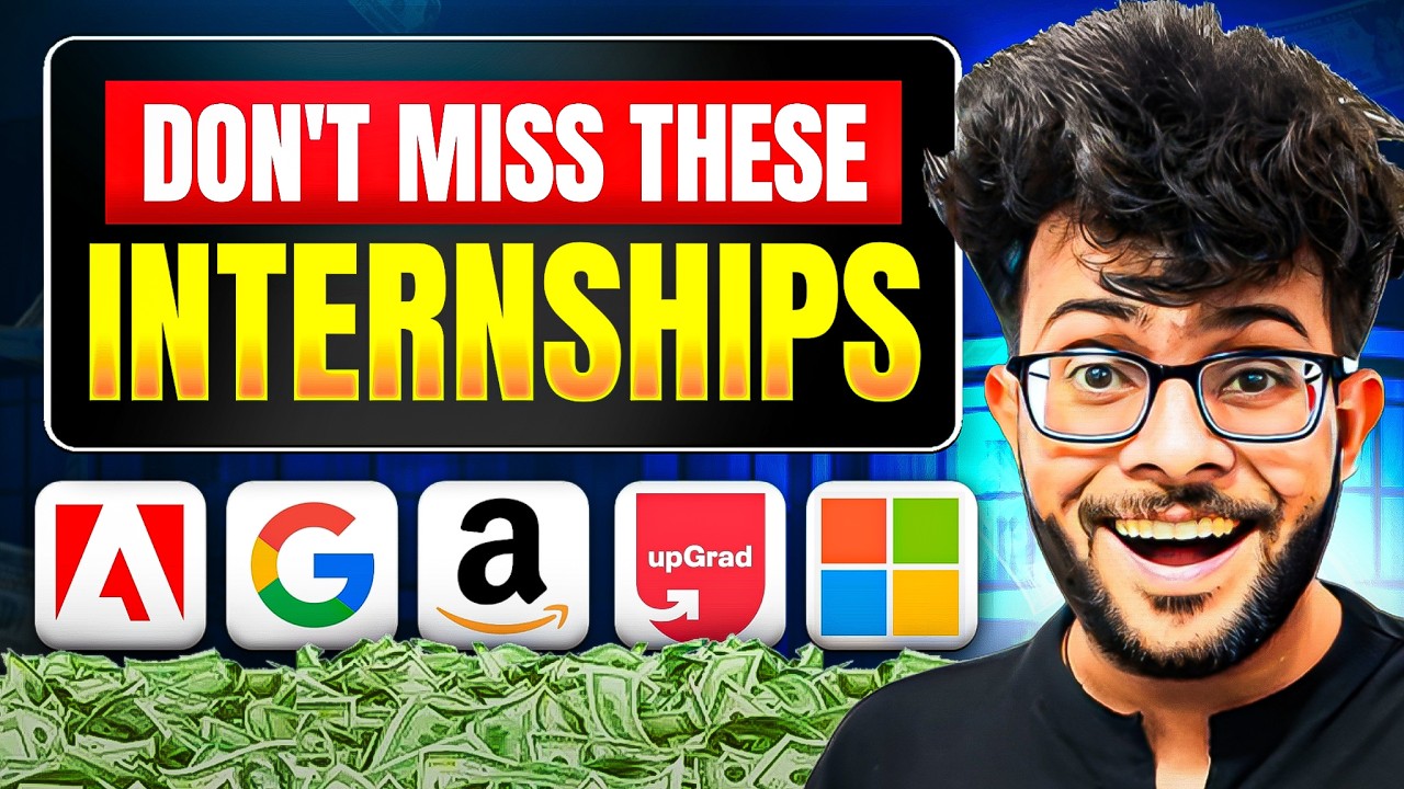 8 Amazing Internship Opportunities of 2026 👩&zwj;💻🔥 [ APPLY NOW ✅ ]