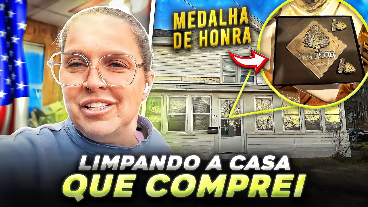 🇺🇸 LIMPANDO A CASA QUE EU COMPREI