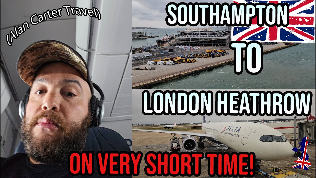 From Cruise Ship to London Heathrow in less than 3 hours!  Disembarking on a short time table!