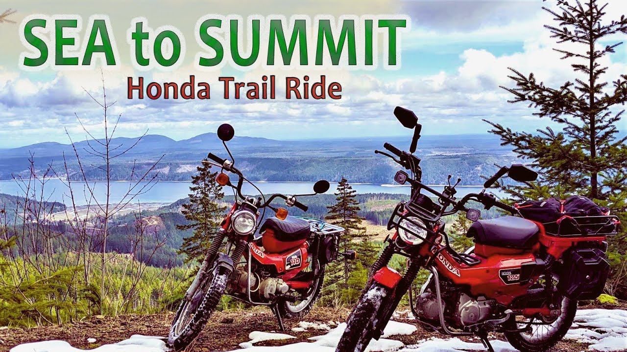 Sea to Summit Adventure Ride | Honda Trail 125/110 | Olympic National Forest