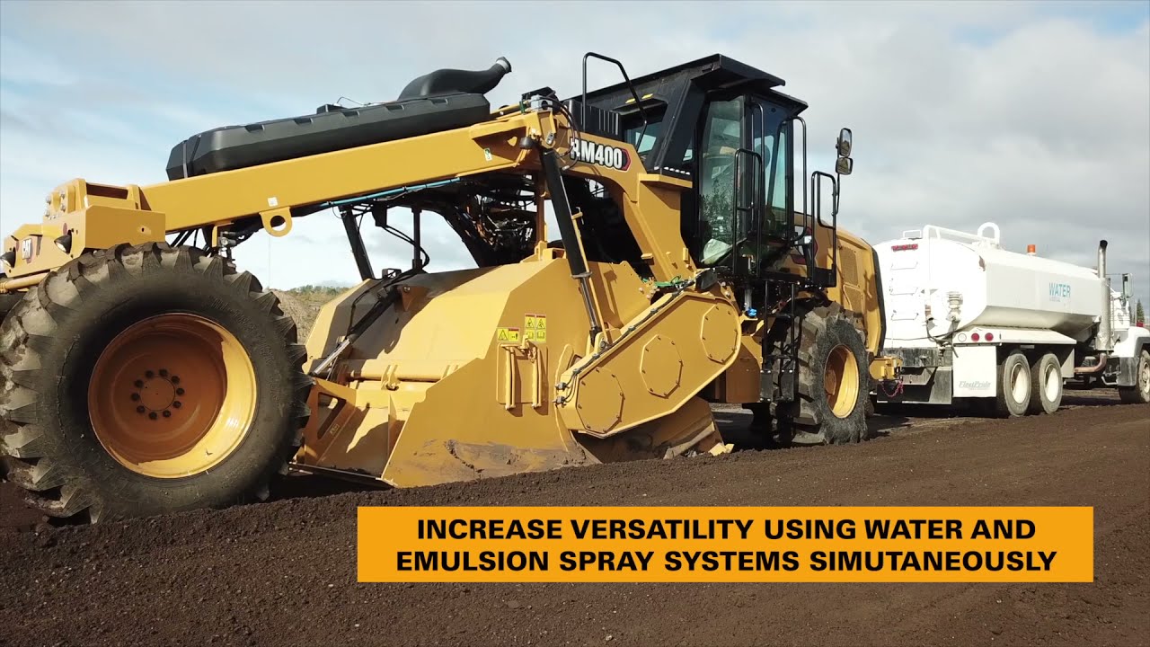 Cat&reg; RM400 Reclaimer/Stabilizer  Machine Introduction