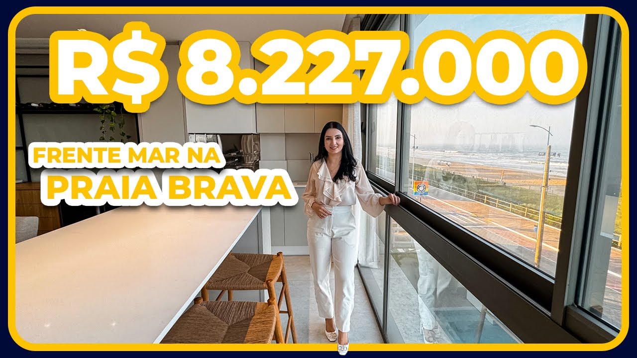 Apartamento FRENTE MAR no Ed. Brava Villi na Praia Brava
