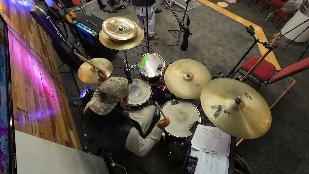 Launa Chyangba Sunideu II Christmas Song II Drum Cam