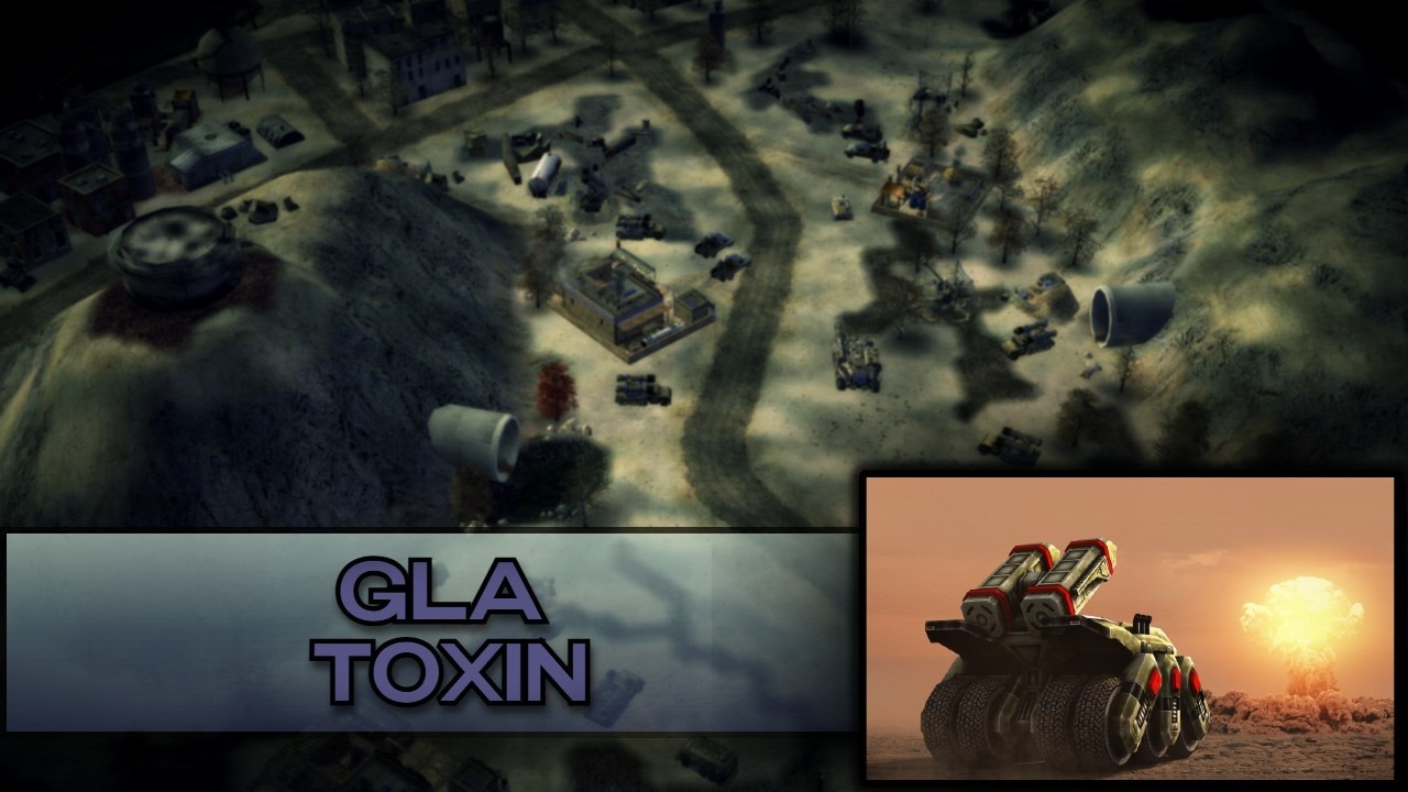 C&C Contra X Beta 2 Испытание «Ядерный генерал» №2 против «Токсичного генерала» GLA [Сложный уров...