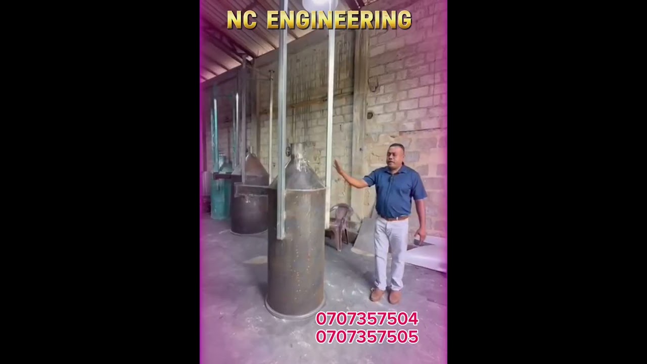 Paddy steamer and dryer production ස්ටීම් බට්ටා
