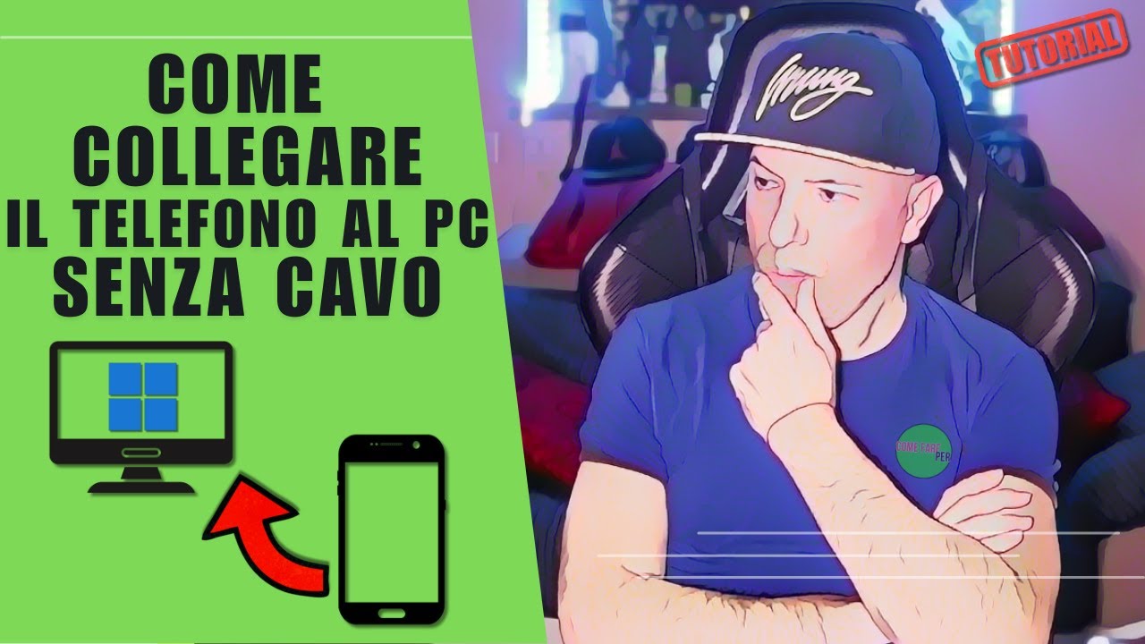 Come COLLEGARE il TELEFONO al PC (SENZA CAVO) con Windows 🖥️📱