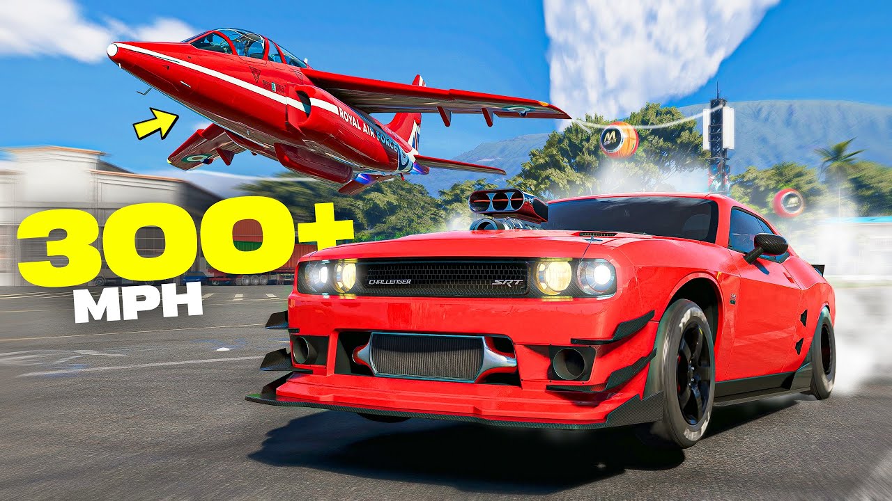 JET vs A 300MPH+ Drag Car... Which Is FASTER?