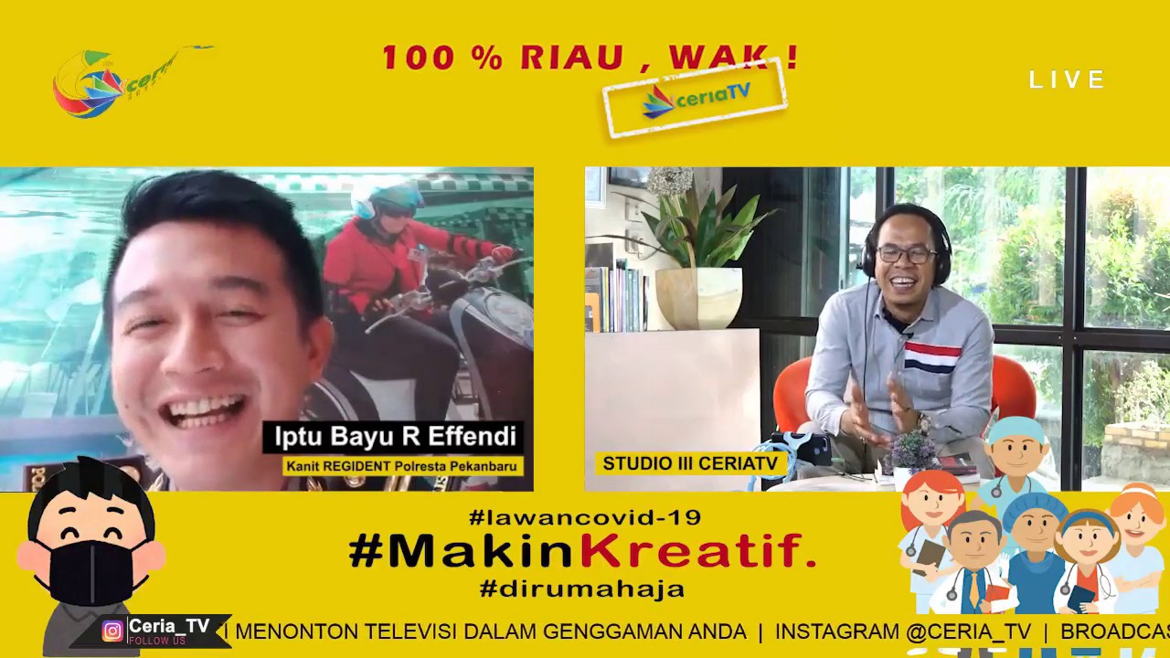 Dirumah Aja Bersama Iptu Bayu Ramadhan (Kanit REG IDENT Satlantas Polresta Pekanbaru)
