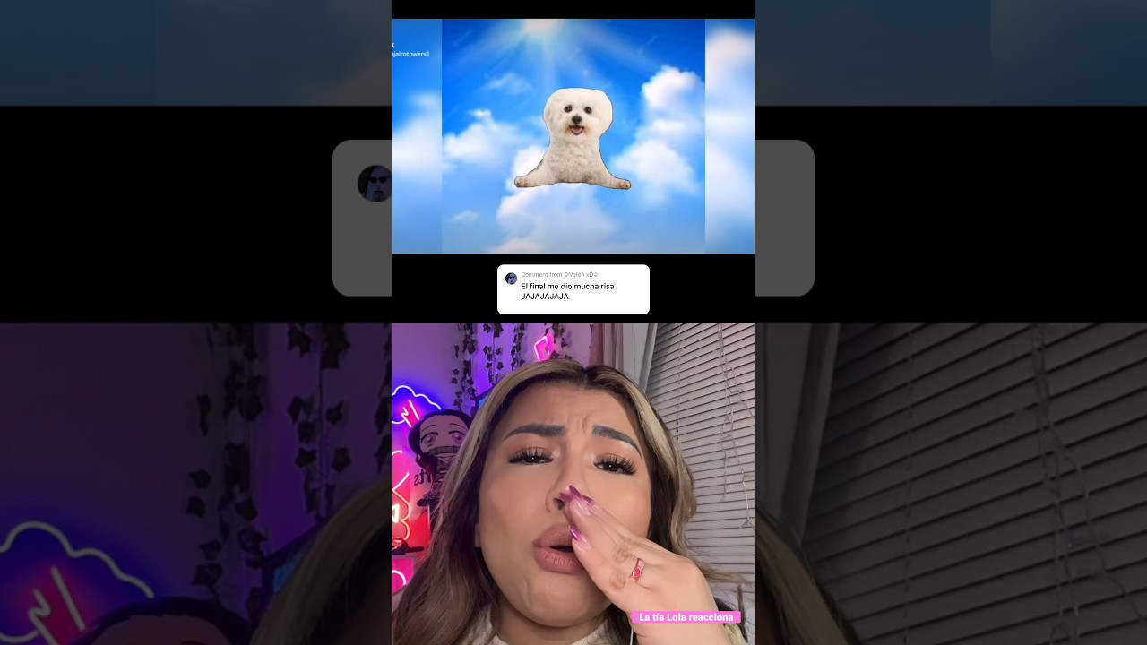La t&iacute;a Lola reacciona #reaction #shorts
