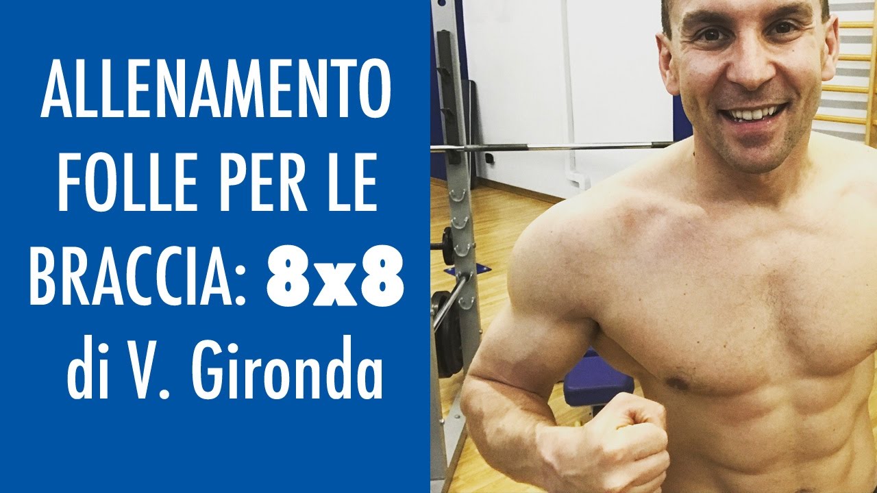 ALLENAMENTO FOLLE x LE BRACCIA 8x8 DI GIRONDA 💪💪 LE DISTRUGGO!!!