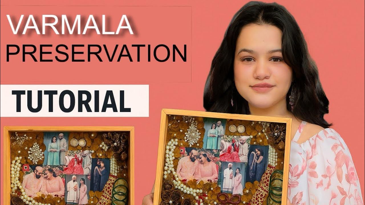 Varmala Preservation in Resin | Full Step-by-Step Tutorial for Beginners #youtubeshorts #resinart 
