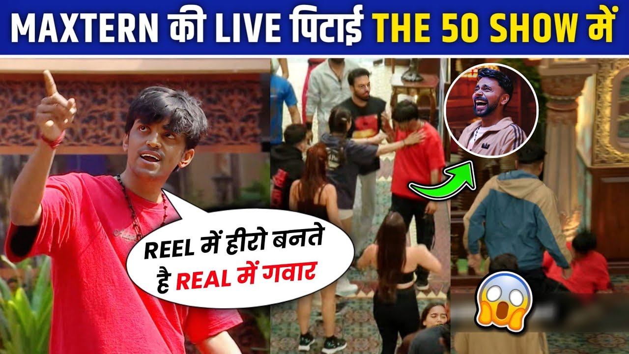 🤯 The 50 Show Mein Phir Bada Lafda 😱 Maxtern vs Elvish Yadav & Dost | Archit Ne Maara Dhakka