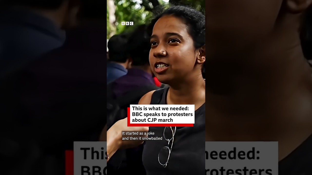 Why did these young Indians join the CJP protest | BBC News India