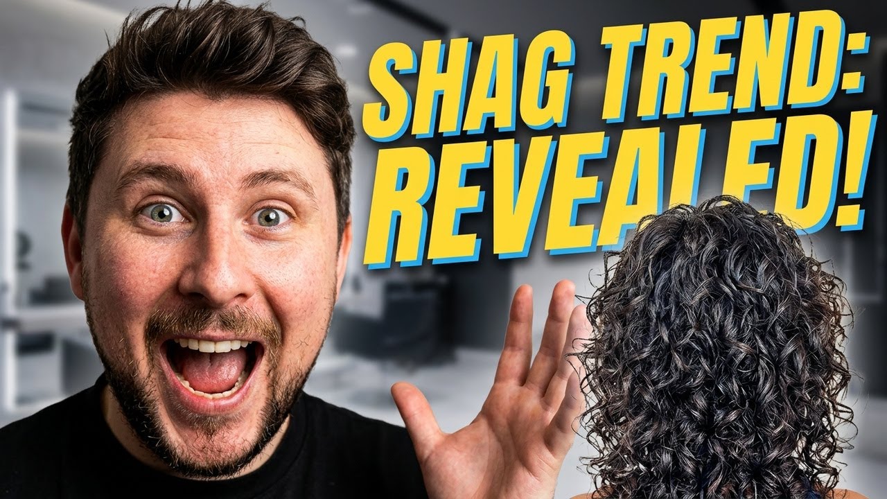 CURLY SHAG haircut trend 2023