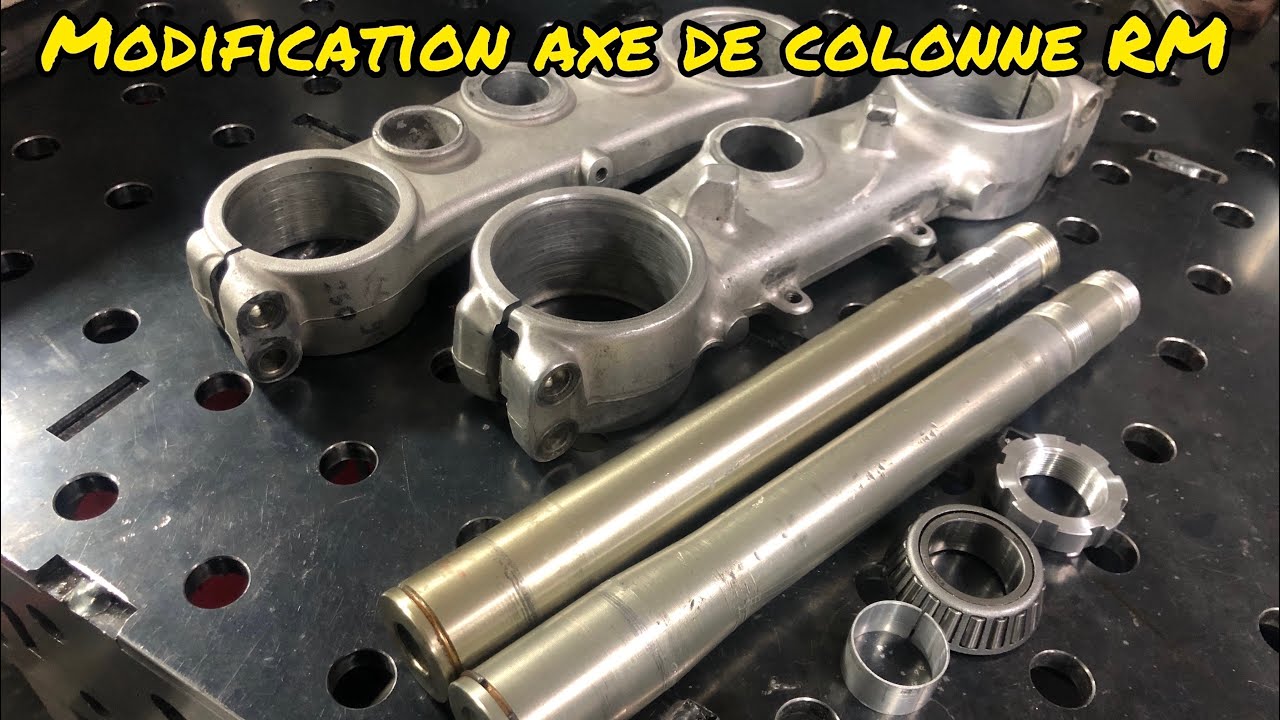 Modification axe de colonne Suzuki RM