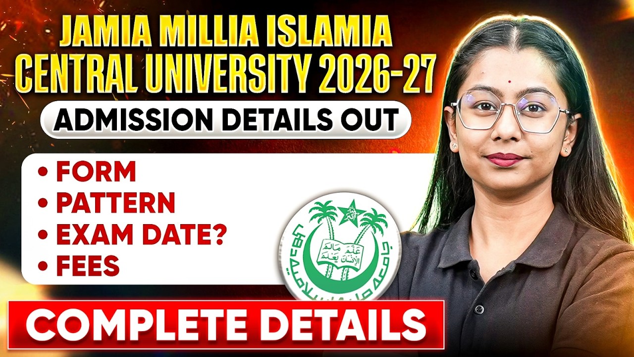 Jamia Millia Islamia Central University Admission Details Out | Form ,Pattern ,Exam Date ,Fees