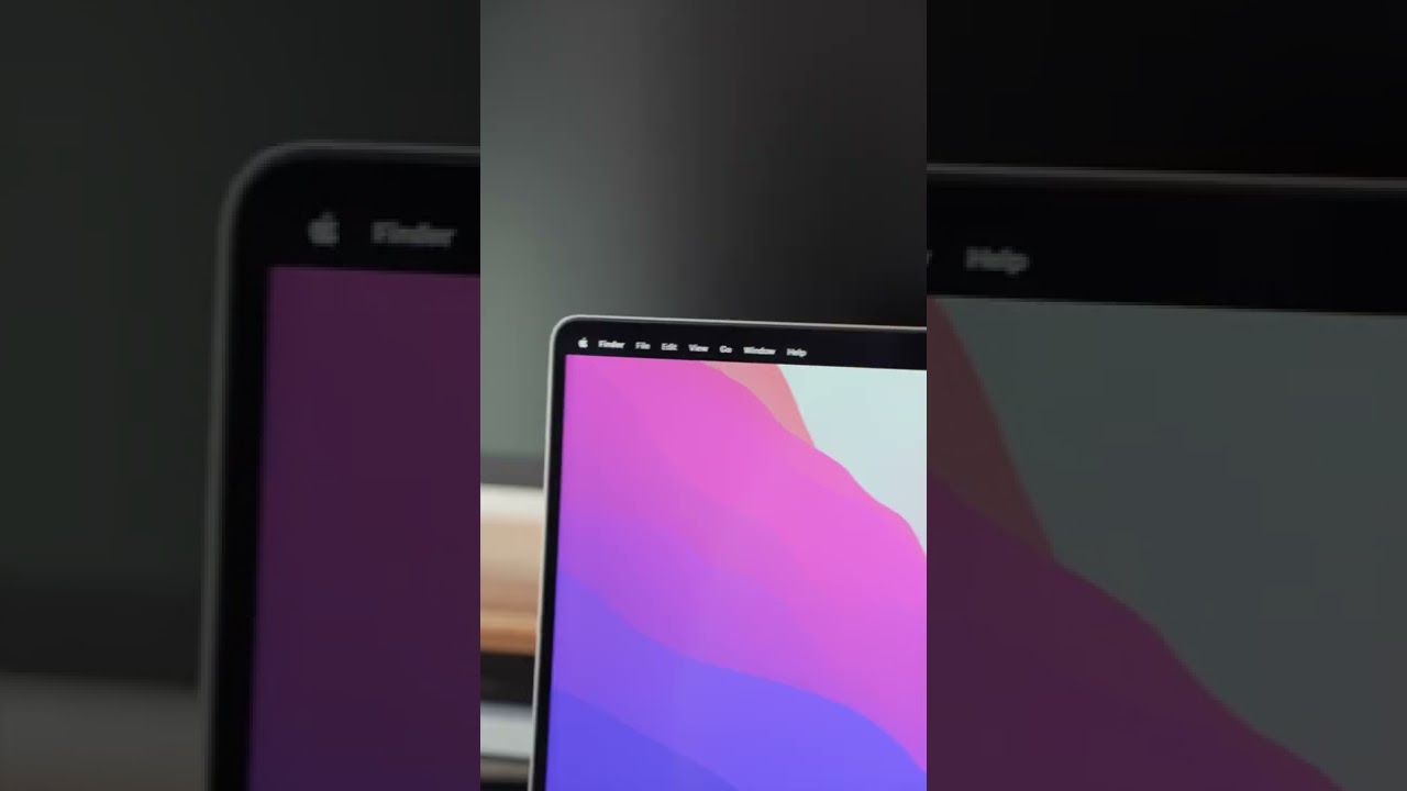 How To Hide Notch On Macbook Pro 💻 #shorts