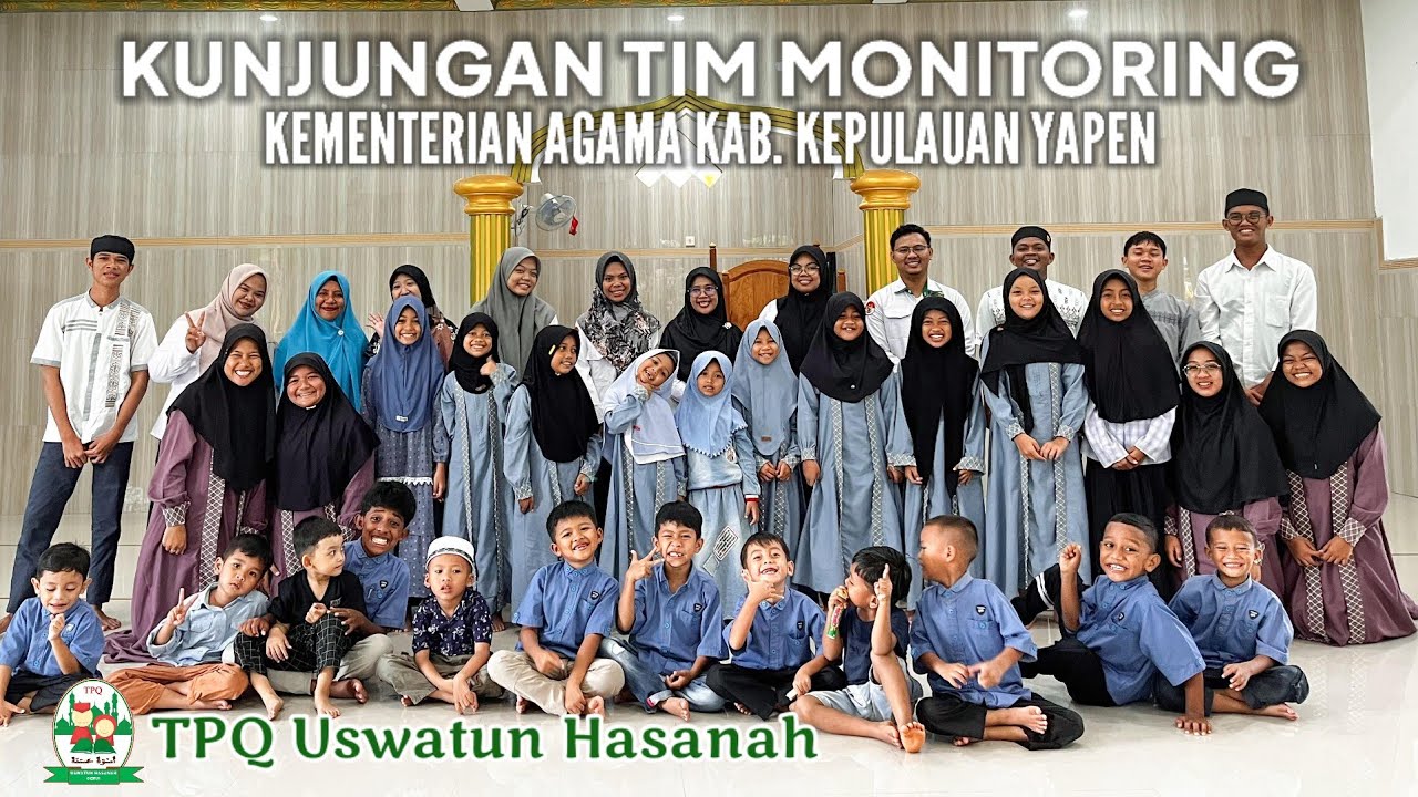 Kunjungan Tim Monitoring Kementerian Agama Kabupaten Kepulauan Yapen ke TPQ Uswatun Hasanah Serui