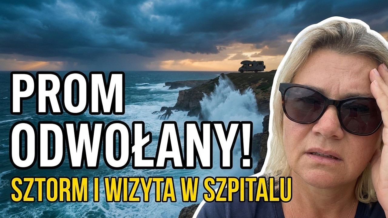Sardynia nas nie wypuszcza! Sztorm i wizyta na pogotowiu