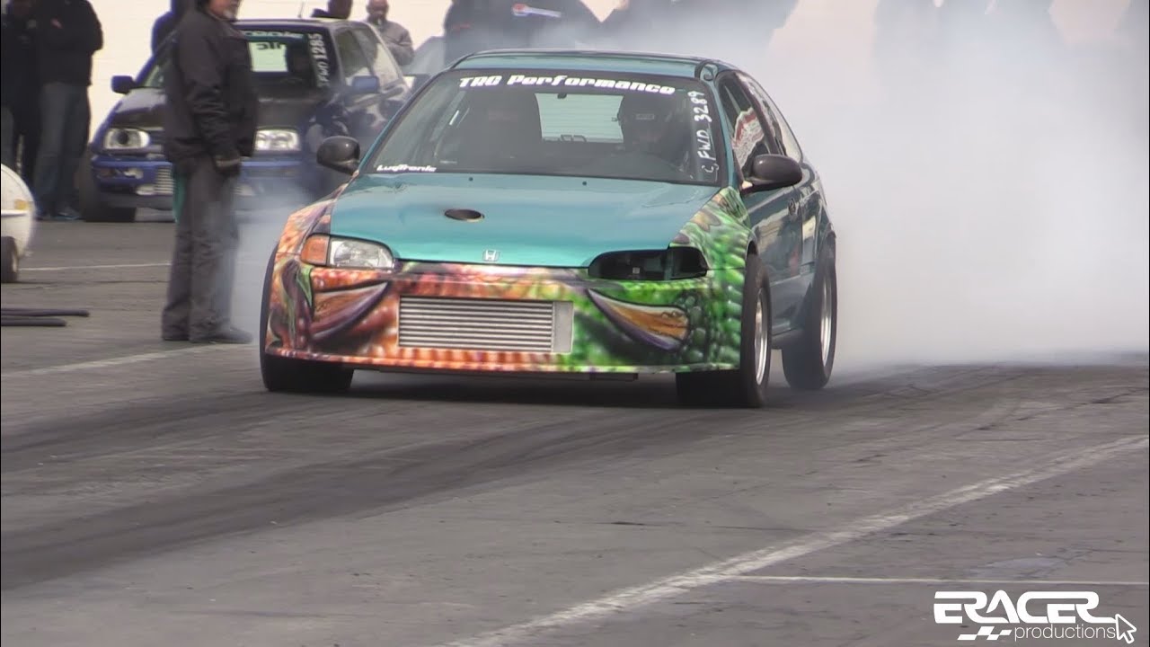 Reed Chapman - 9.04 @ 162 | PTE6766 SFWD Civic | TRC Performance | Lugtronic | ERacer