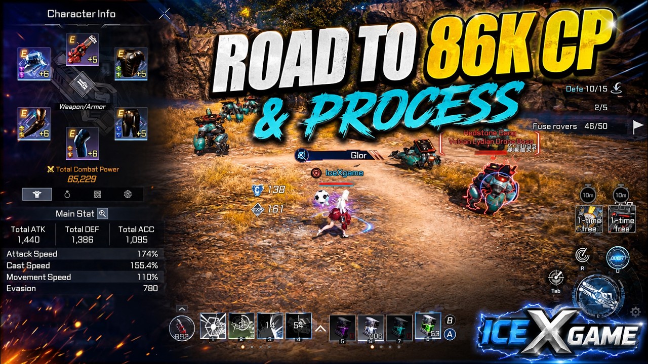 RF Online Next Road to 86K CP & Process F2P Friendly