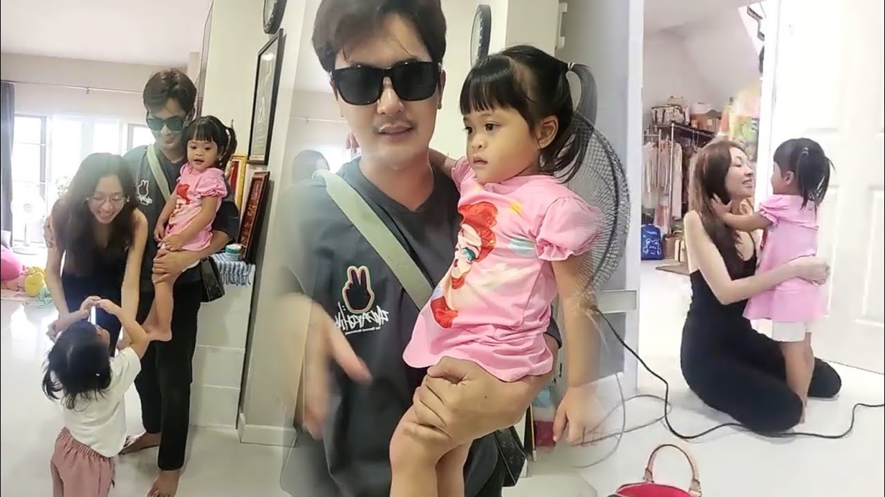 วิ่งไปกอด‼️พ่อบอยแม่แอนกลับมาถึงบ้านแล้ว #บอยศิริชัย #แอนอรดี