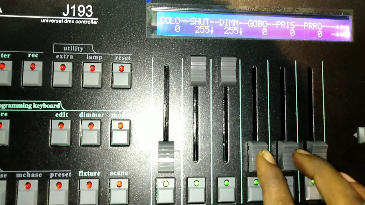 How to save programming sharpy & led per light on pilot 2000