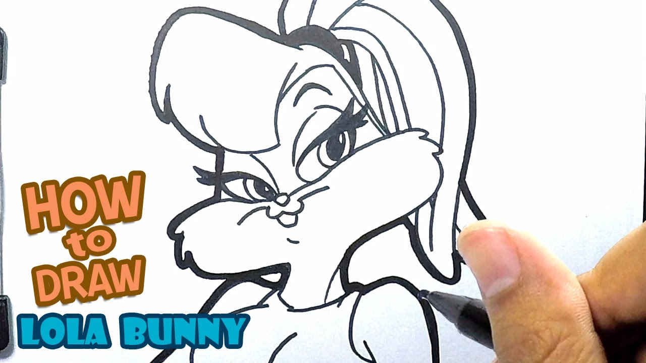 How to Draw Looney Tunes | Drawing Lola Bunny
