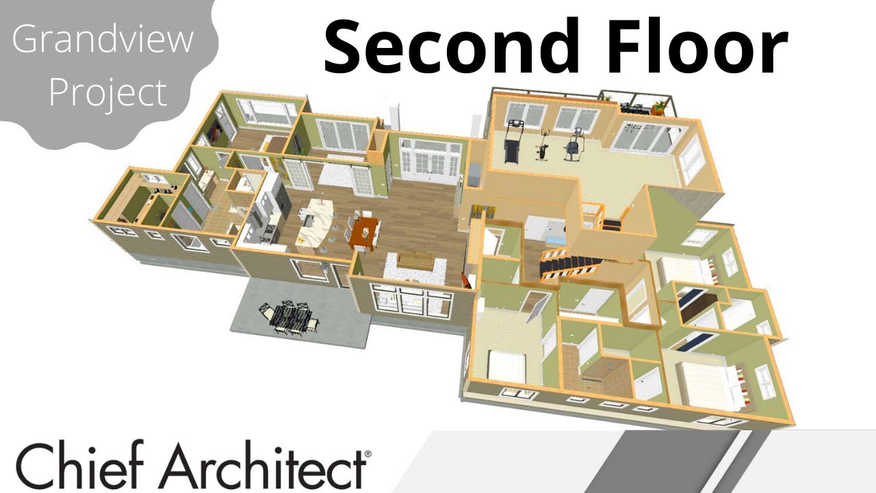 Grandview Build Project- Second Floor Plan