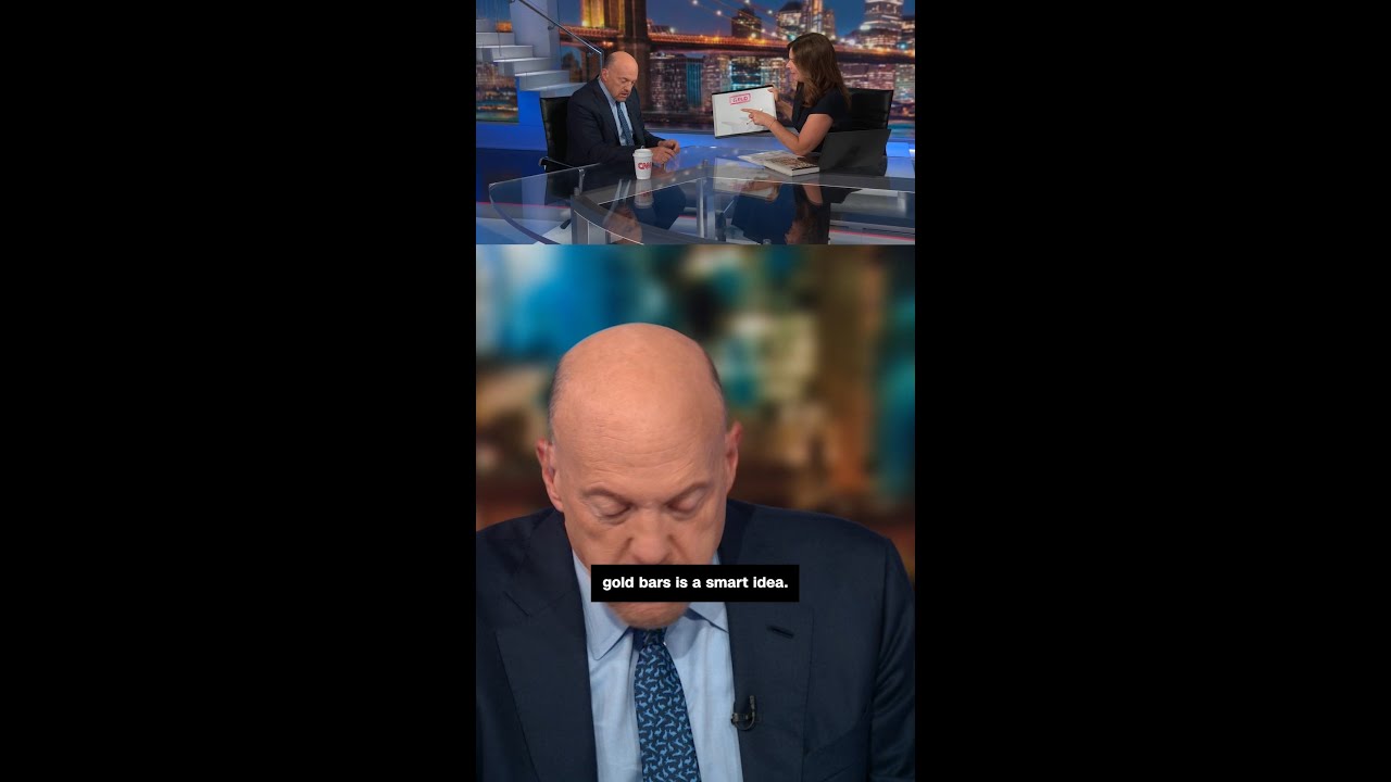 Erin Burnett's whiteboard: price of gold with Jim Cramer