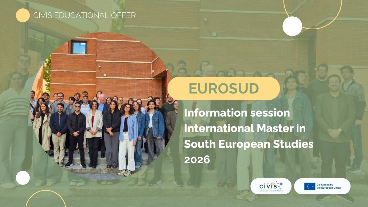 Information session on Master's programme in South European Studies EUROSUD 2026