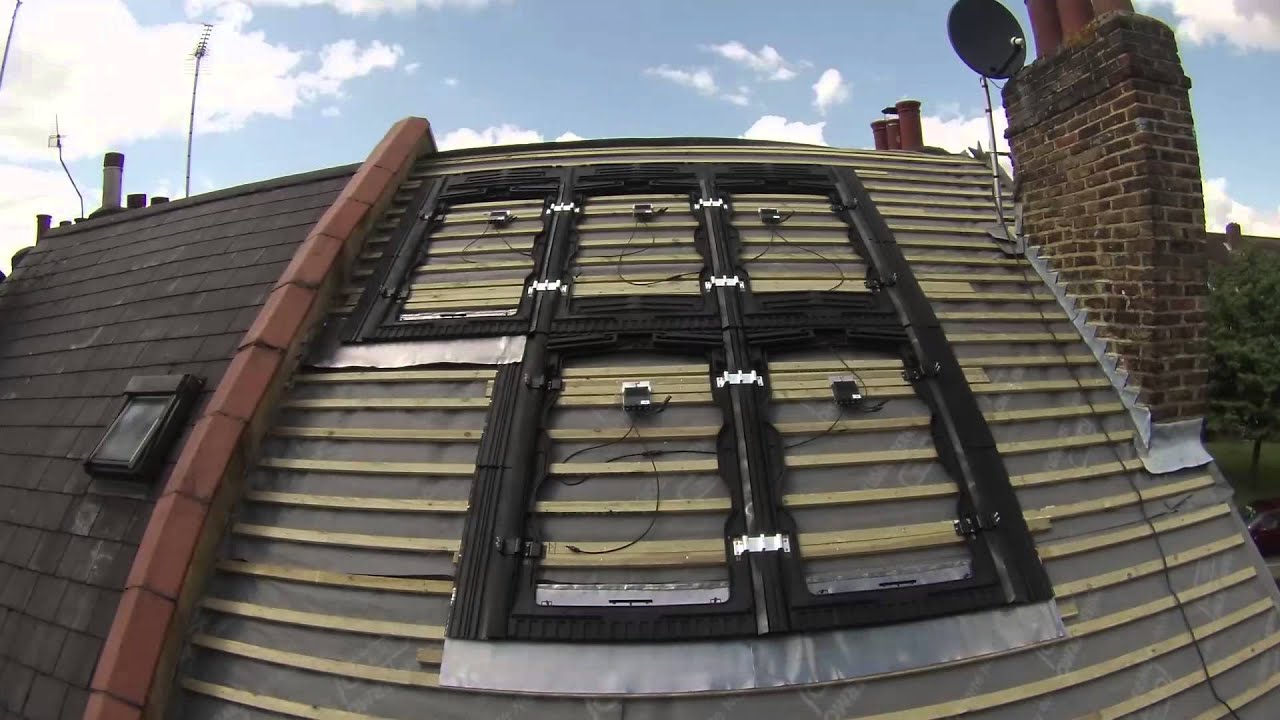 Time Lapse Integrated Solar Panel Installation