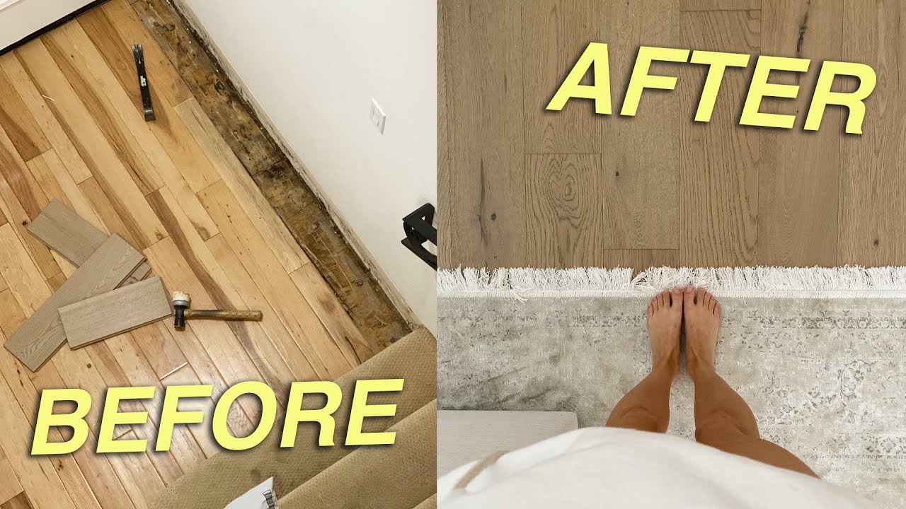 finally!! MY NEW FLOORS ARE DONE! the reveal!