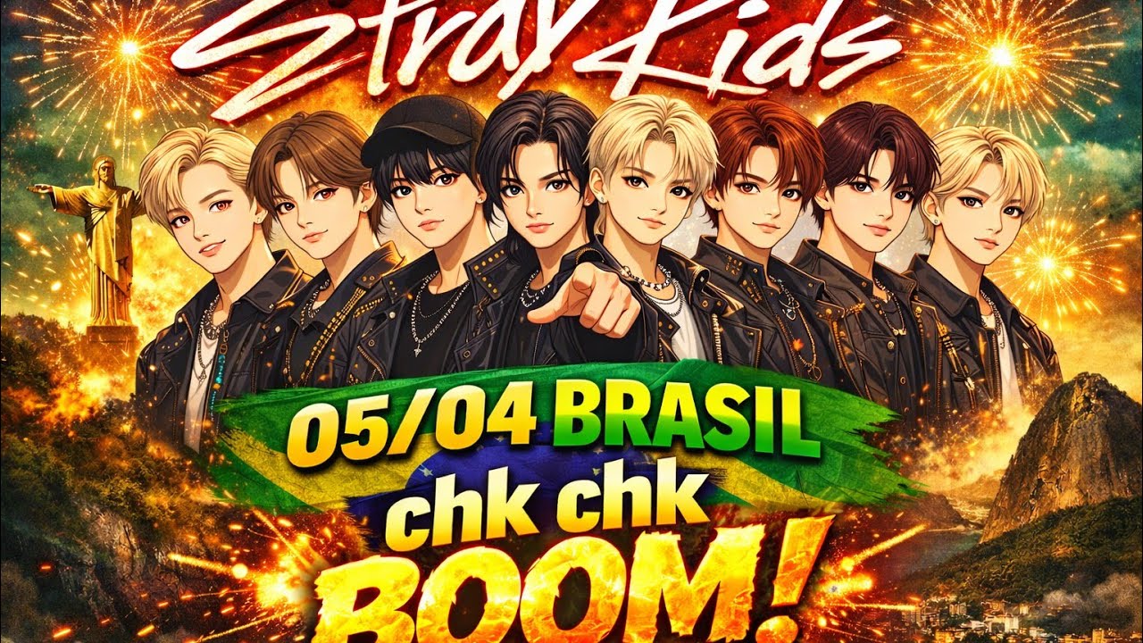STRAY KIDS - São Paulo , BRASIL - Chk Chk Boom 05/04
