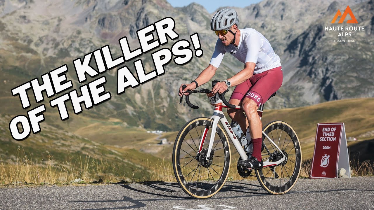 Pushing OVER MY Limit on GALIBIER!? (I lost time..) - Haute Route Alps ep4
