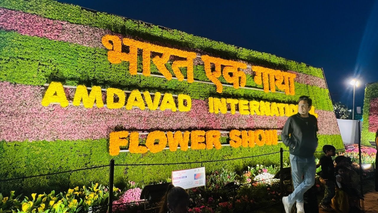 International Flower Show Ahmedabad 2026 🌸 | Sabarmati Riverfront Flower Show Full Tour
