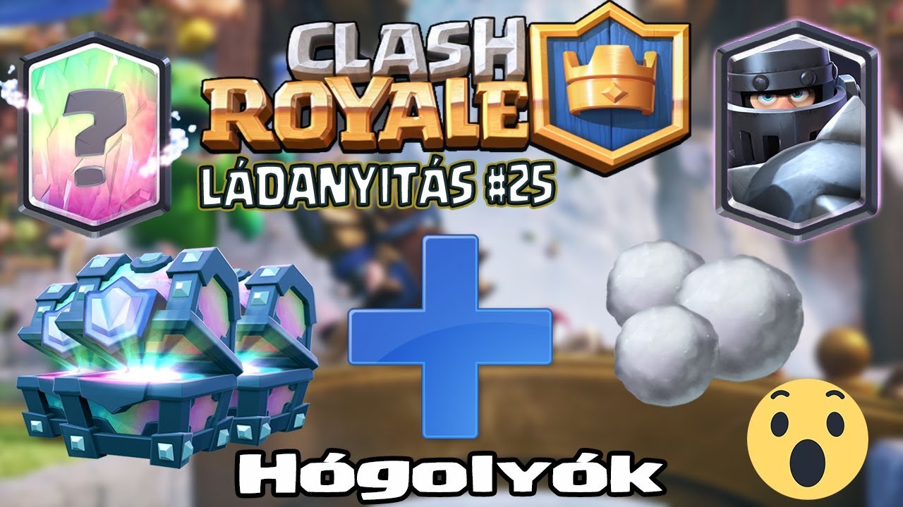 3 Mega Knight Egy Profilon! Hógolyó az arcba ❄️ Clash Royale Ládák Mindenfelé #25