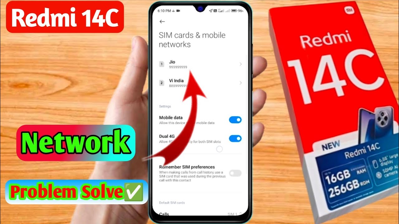 redmi 14c 5g network problem, redmi 14c 5g network settings