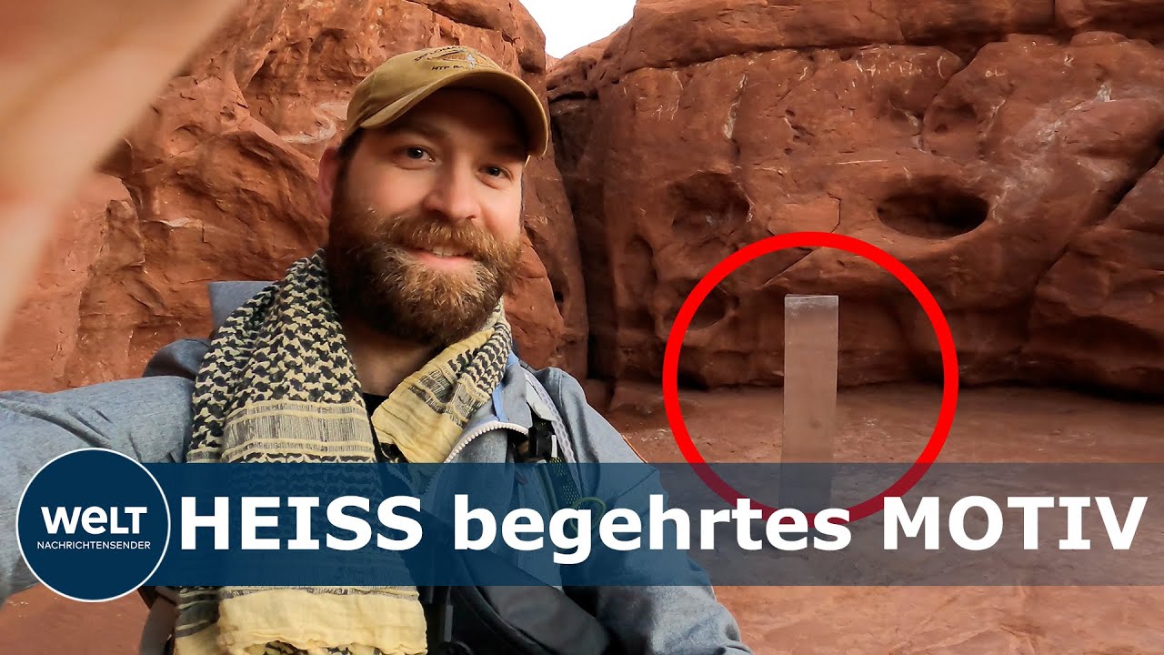 RÄTSEL UM METALL-MONOLITH GELÖST: So leicht findet  man den 