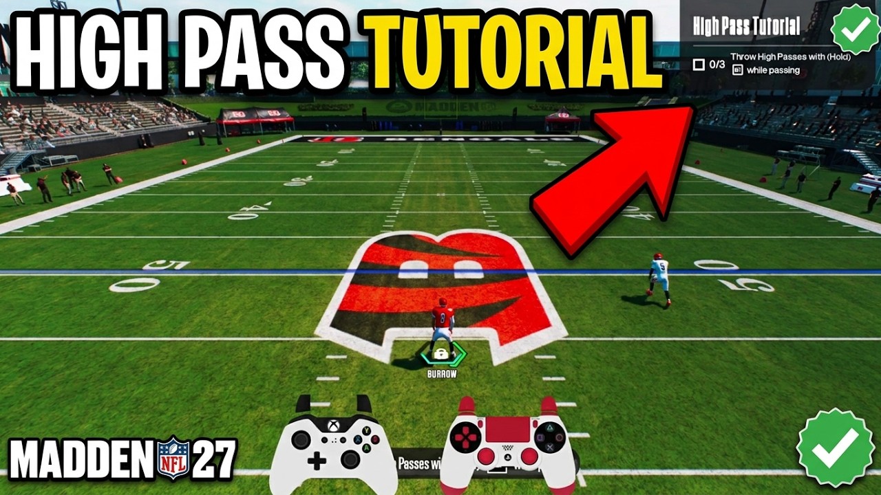Madden 27: как выполнять тач-пас и навес