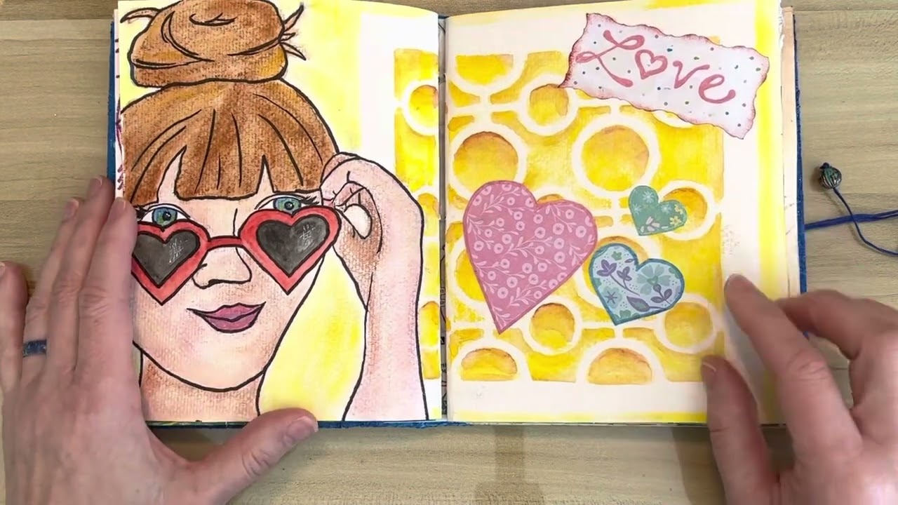 Art journal 1 flip through