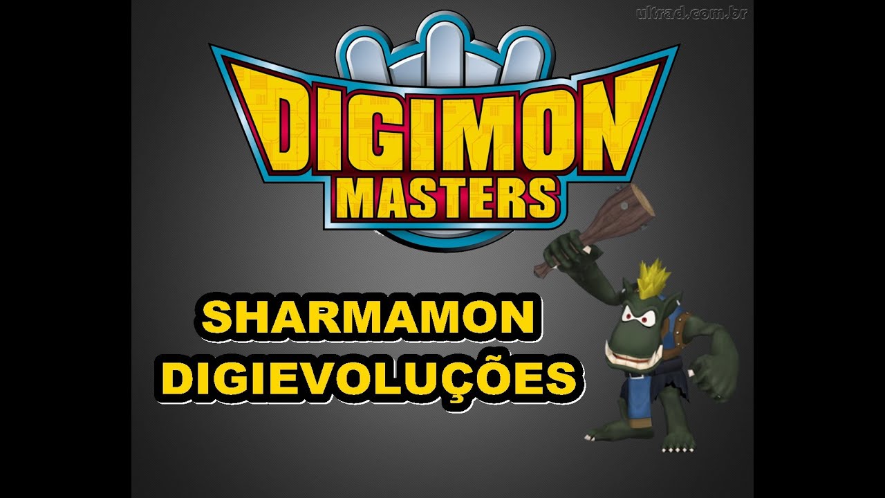Digimon Masters- Sharmamon DIGIEVOLU&Ccedil;&Otilde;ES