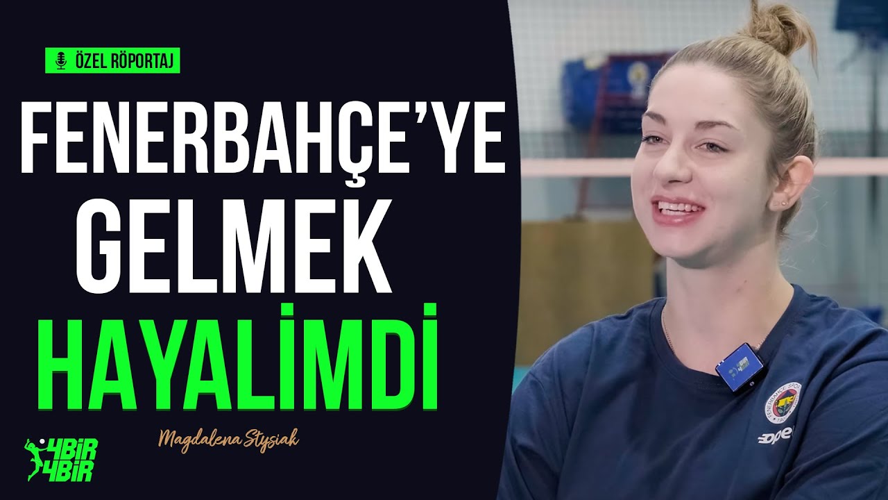 Fenerbahçe'de ne kadar iyi bir aile olduğumuzu herkes bilir I Magdalena Stysiak Anlatıyor