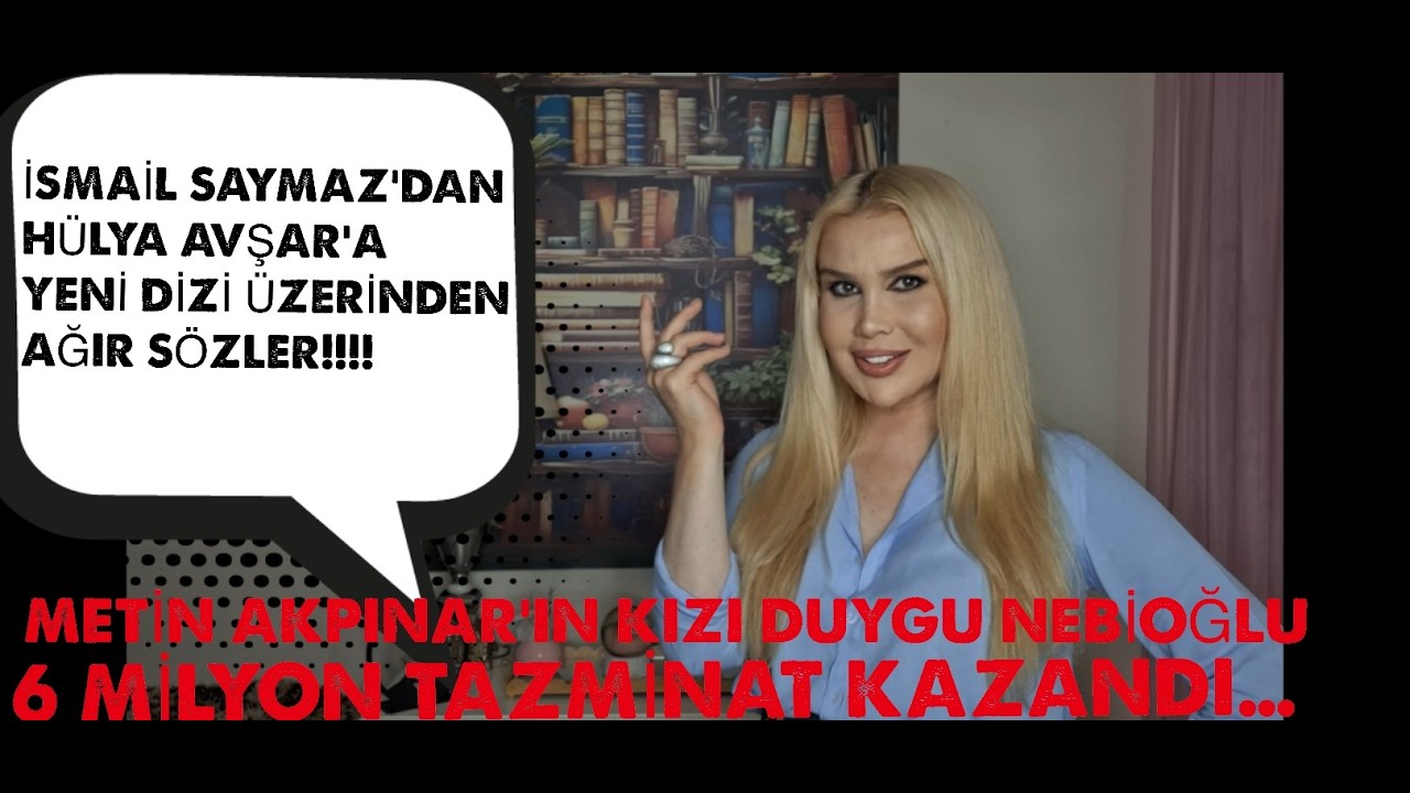 İsmail Saymaz’dan Hülya Avşar’a 70 Yaşına Geldin YETER ARTIK!!!