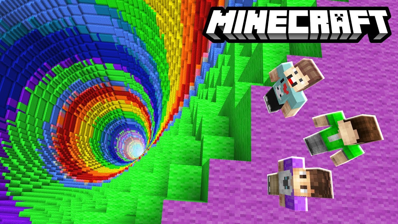 THE PALS vs. RAINBOW DROPPER! (Minecraft)