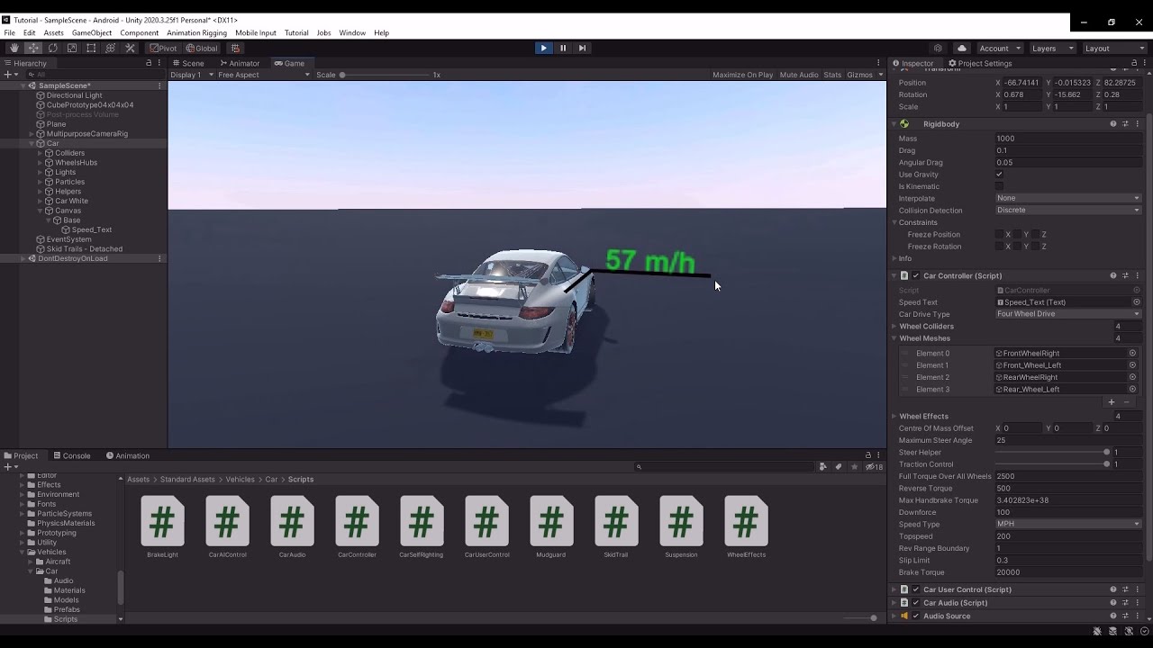 [Tutorial] Speedometer in Unity .