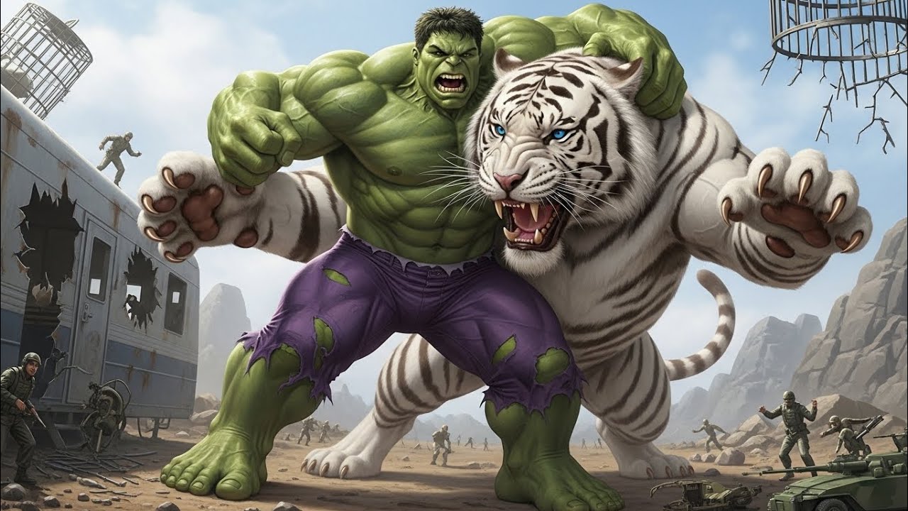 Hulk vs White Tiger – Epic Marvel Showdown | Who Wins the Ultimate Battle?